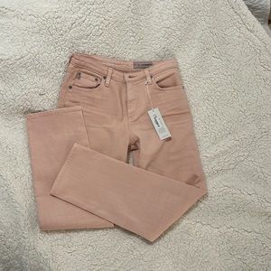 NWT AG jeans, high-rise straight crop